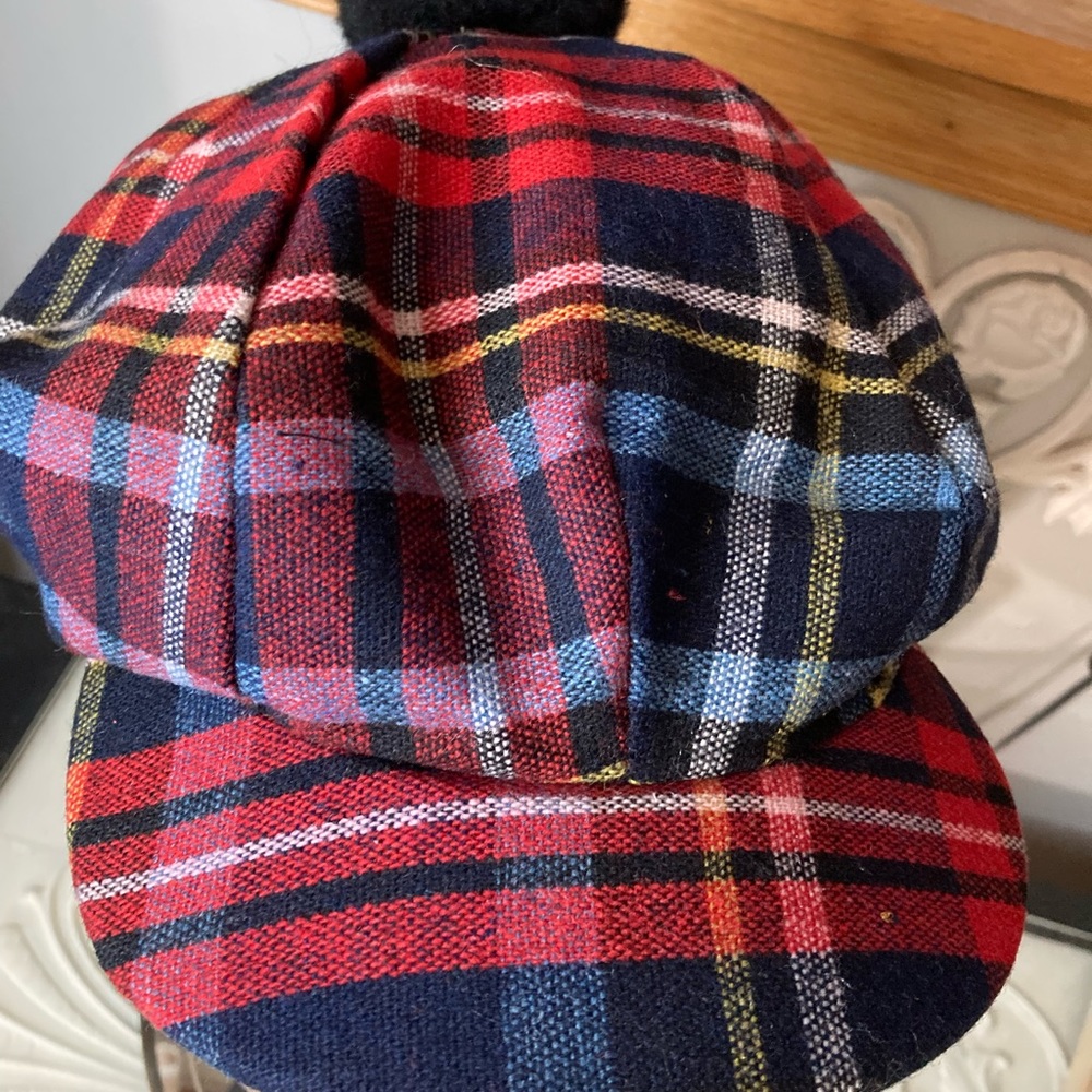 Super Cute Deadstock New With Tags Plaid Hat 70s 80s